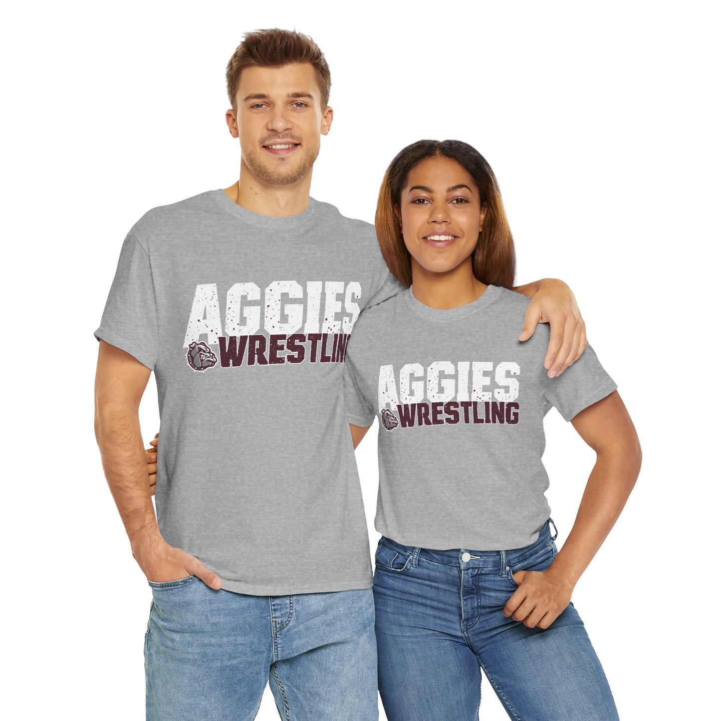 Adult Tee \ Hamilton Aggies Wrestling \ HAW3