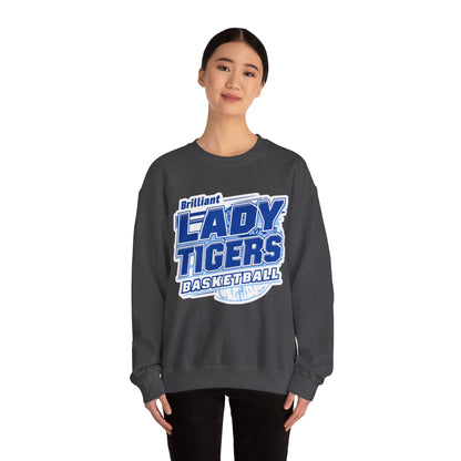 Adult Crewneck Sweatshirt \ Brilliant Tigers Basketball \ BTBKG2
