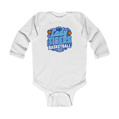 Long Sleeve Baby Bodysuit \ Brilliant Tigers Basketball \ BTBKG1