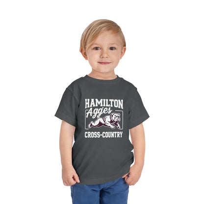 Toddler Tee \ Hamilton Aggies Cross-Country \ HCC2