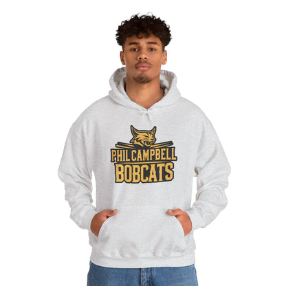 Adult Hoodie Sweatshirt \ Phil Campbell Bobcats \ PCB2