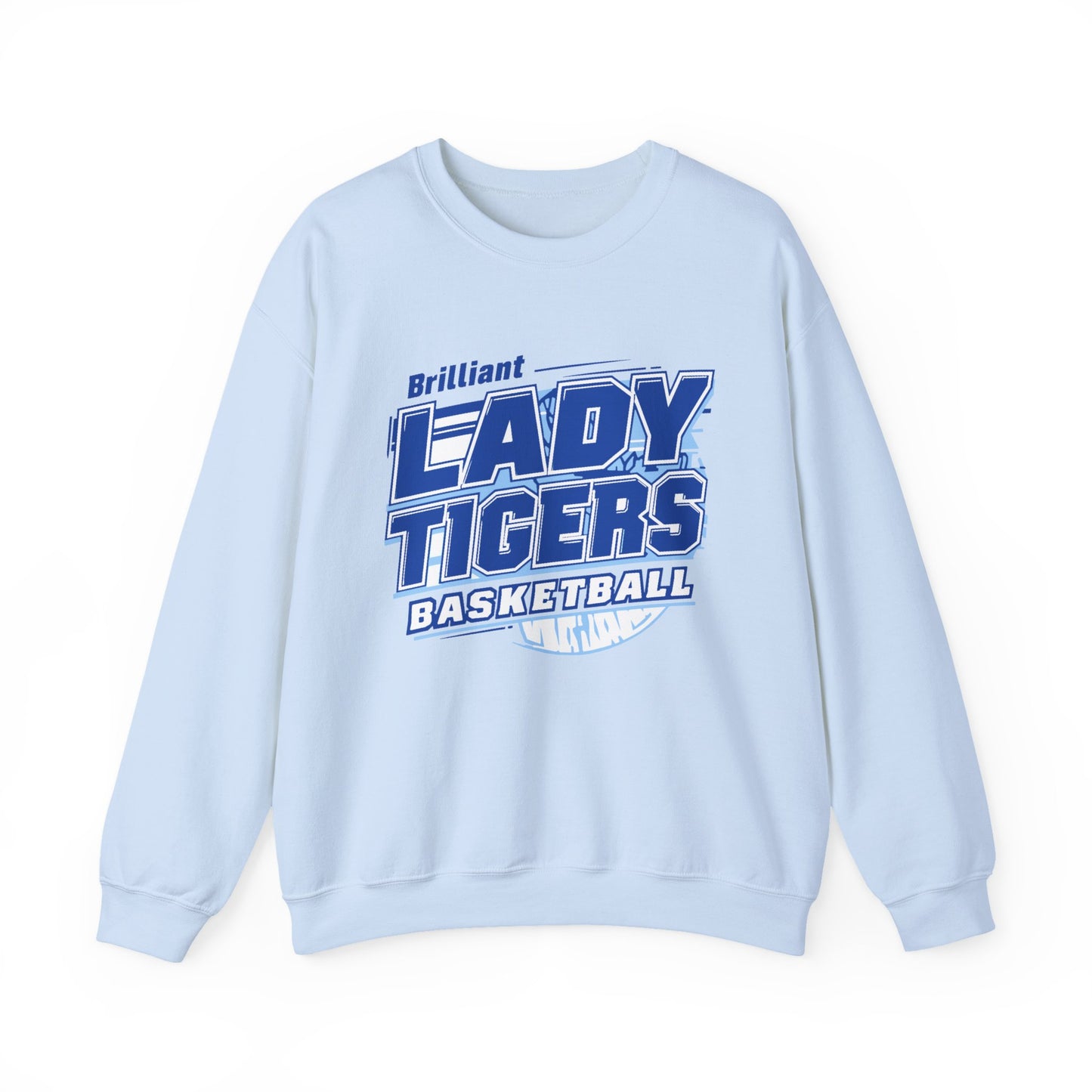 Adult Crewneck Sweatshirt \ Brilliant Tigers Basketball \ BTBKG2