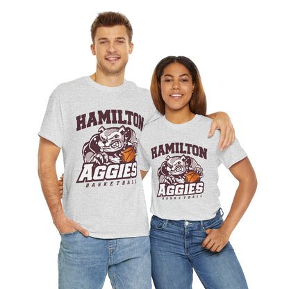 Adult Tee \ Hamilton Aggies Basketball \ HABB1