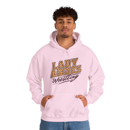Adult Hoodie Sweatshirt \ Hamilton Aggies Wrestling \ HAWG3