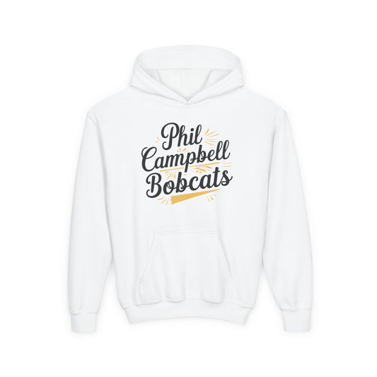 Youth Hoodie Sweatshirt \ Phil Campbell Bobcats \ PCBG2