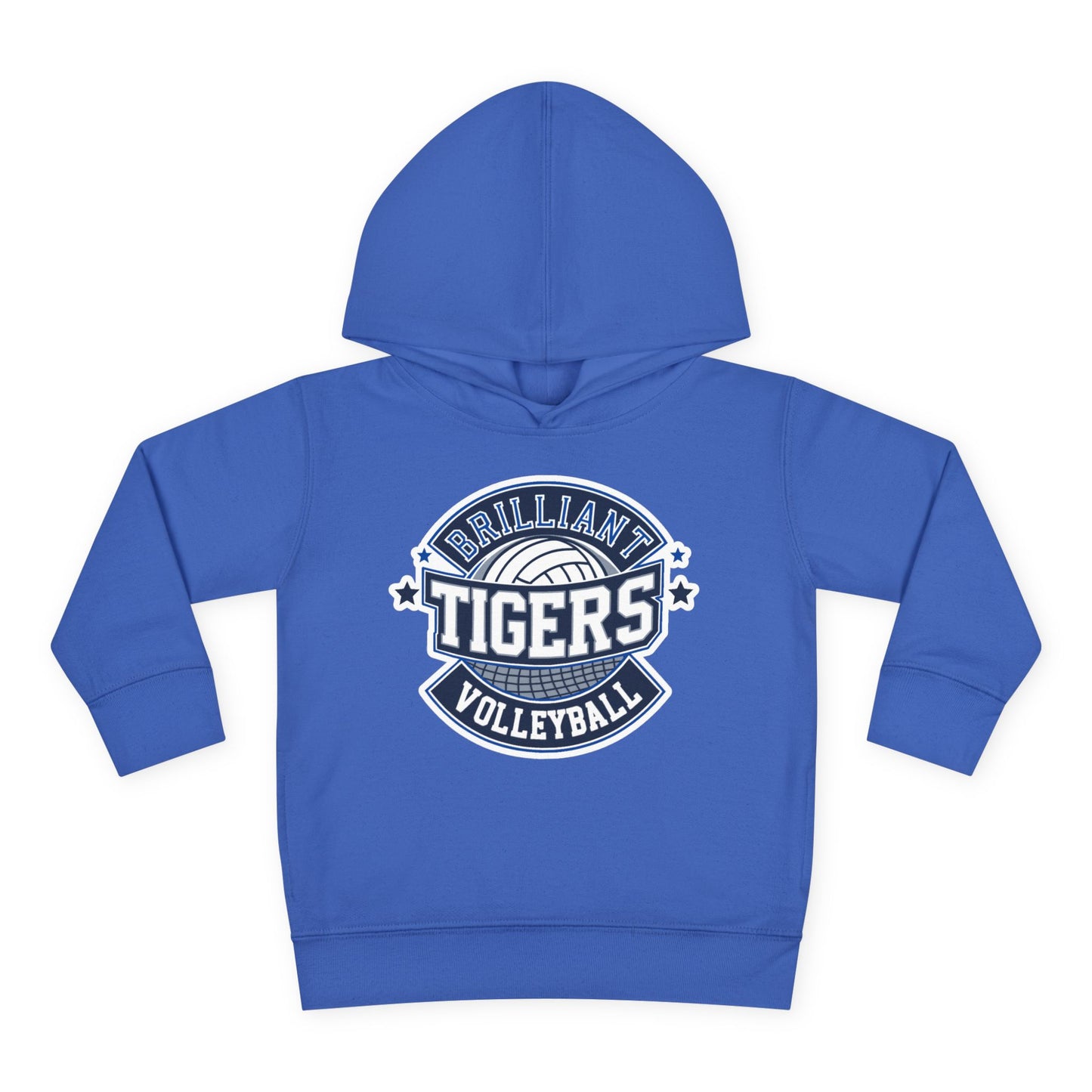 Toddler Hoodie Sweatshirt \ Brilliant Tigers Volleyball \ BTV1