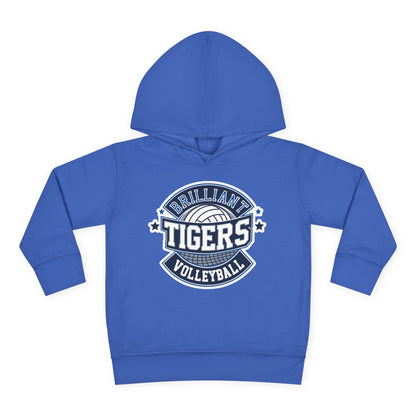 Toddler Hoodie Sweatshirt \ Brilliant Tigers Volleyball \ BTV1