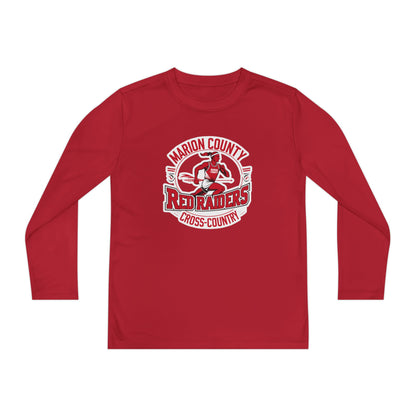 Youth Long Sleeve Tee \ Marion County Red Raiders Cross-Country \ MCCC2