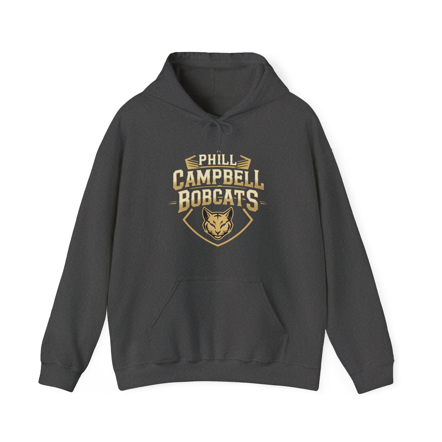 Adult Hoodie Sweatshirt \ Phill Campbell Bobcats \ PCB1