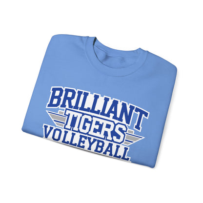 Adult Crewneck Sweatshirt \ Brilliant Tigers Volleyball \ BTV2