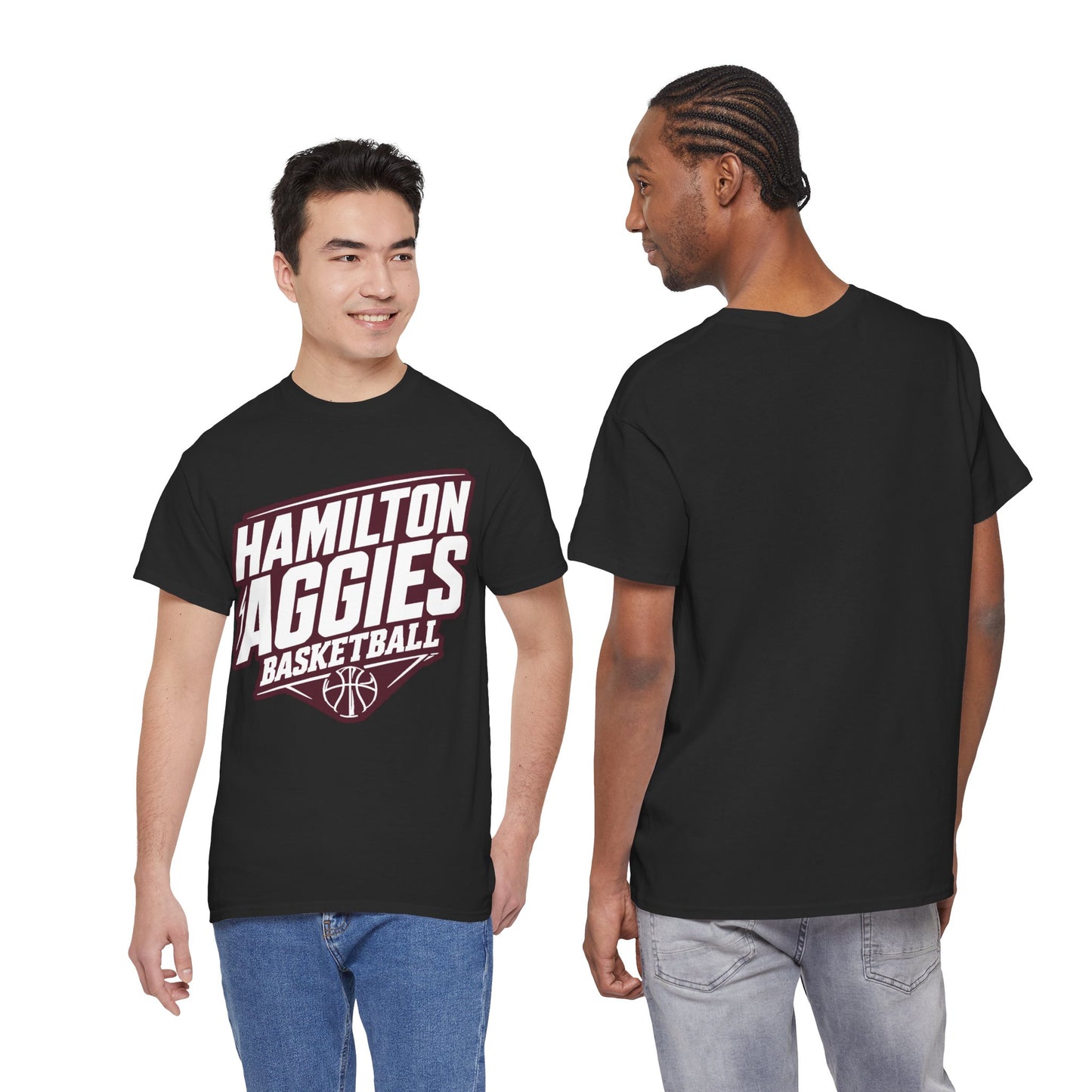 Adult Tee \ Hamilton Aggies Basketball \ HABK2