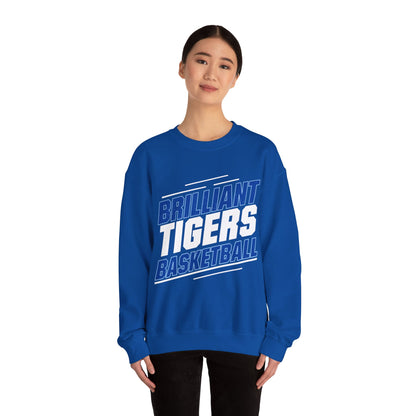 Adult Crewneck Sweatshirt \ Brilliant Tigers Basketball \ BTBK2