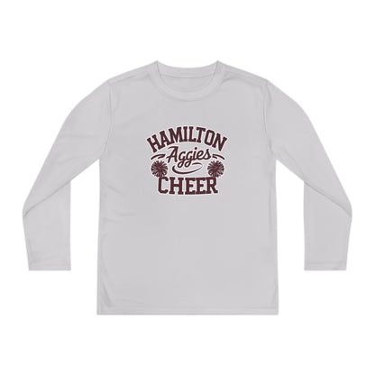 Youth Long Sleeve Tee \ Hamilton Aggies Cheer \ Style HAC2