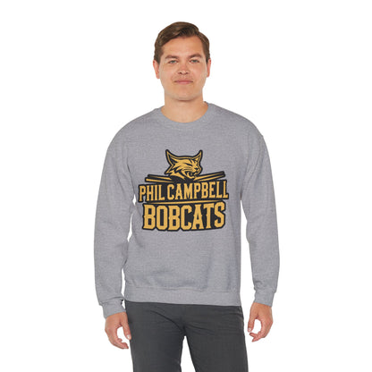 Adult Crewneck Sweatshirt \ Phil Campbell Bobcats \ PCB2