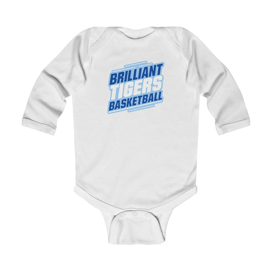 Long Sleeve Baby Bodysuit \ Brilliant Tigers Basketball \ BTBK2