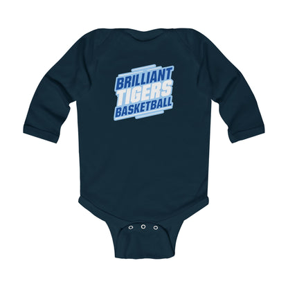 Long Sleeve Baby Bodysuit \ Brilliant Tigers Basketball \ BTBK2