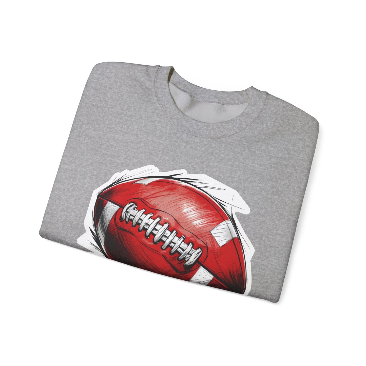 Adult Crewneck Sweatshirt \ Marion County Red Raiders Football \ MCF1