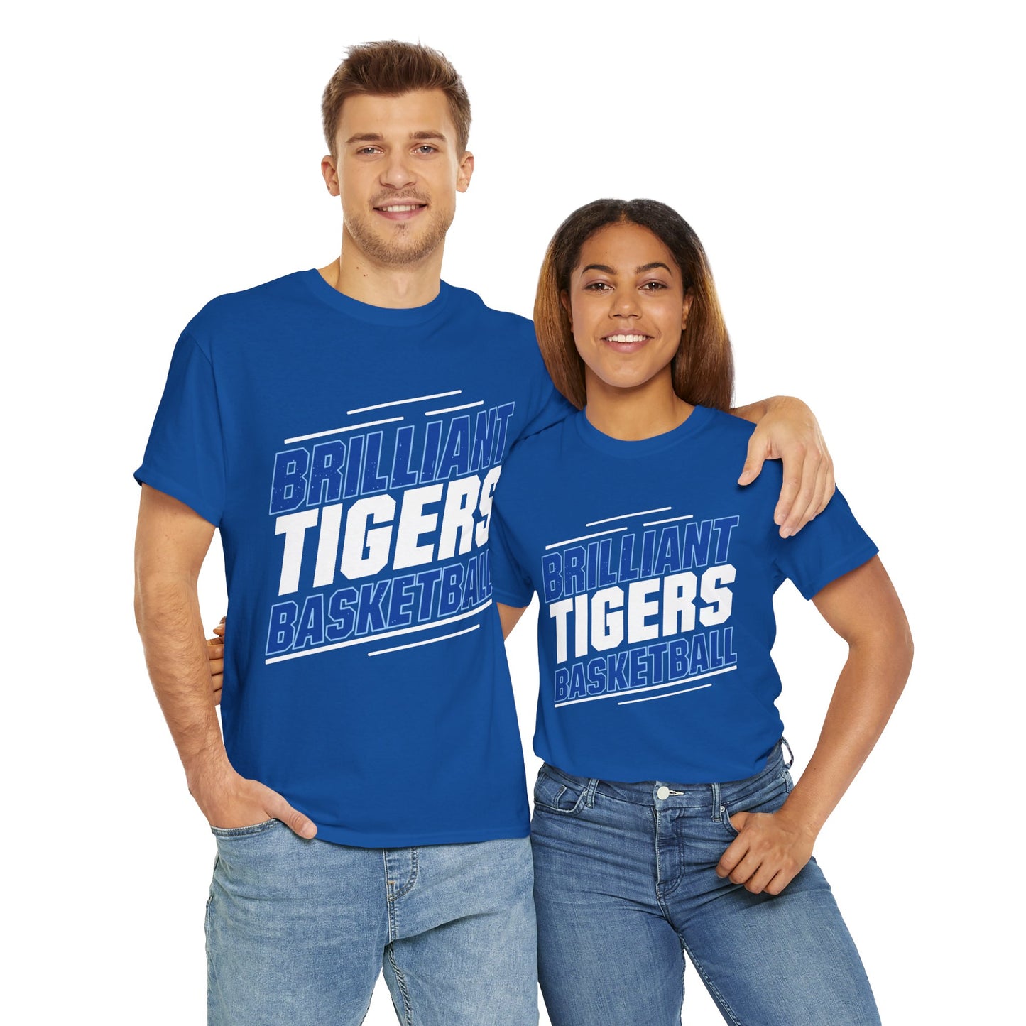 Adult Tee \ Brilliant Tigers Basketball \ BTBK2