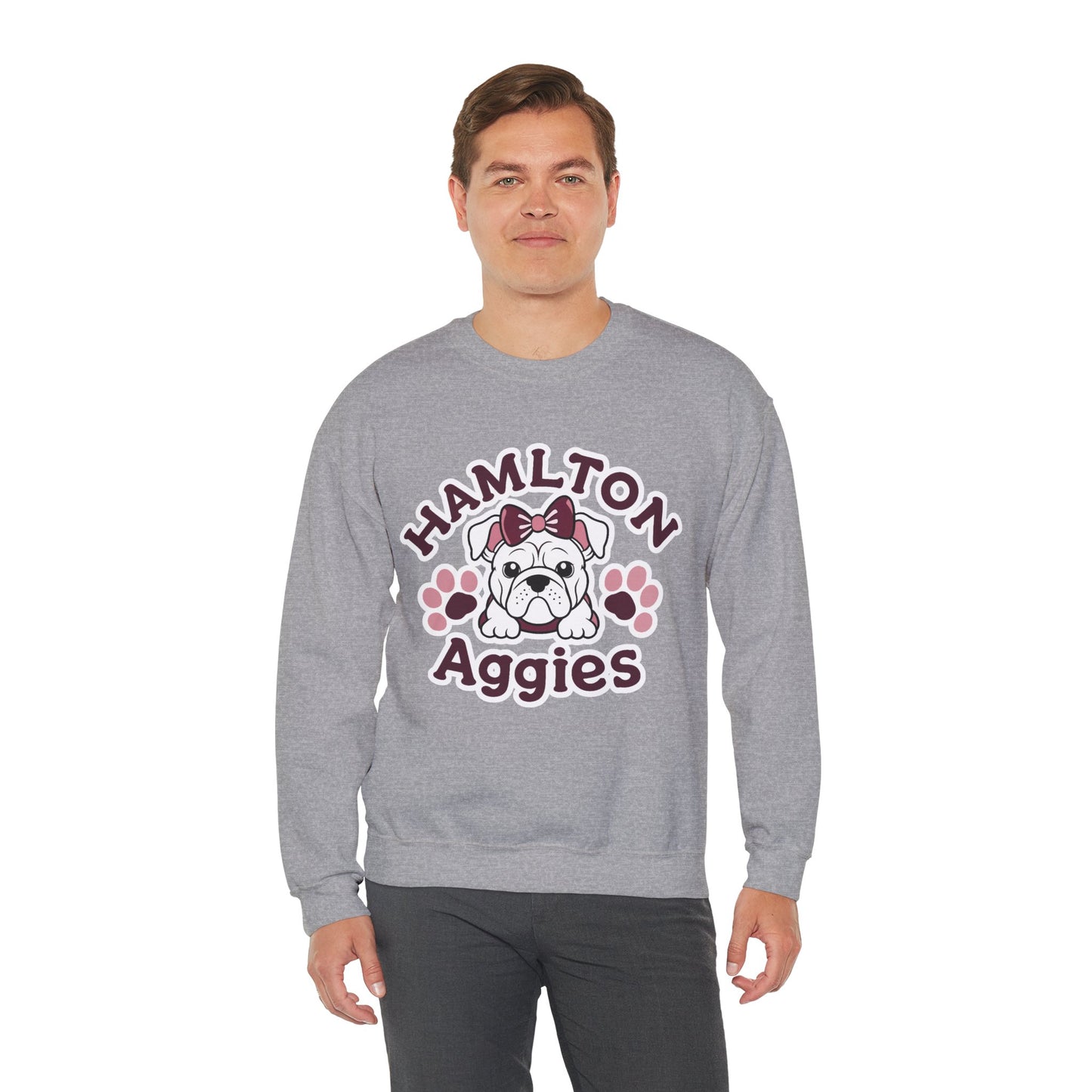Adult Crewneck Sweatshirt \ Hamilton Aggies \ HAG3