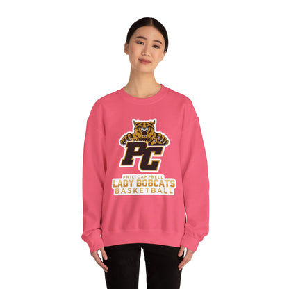 Adult Crewneck Sweatshirt \ Phil Campbell Bobcats Basketball \ PCBBKG1