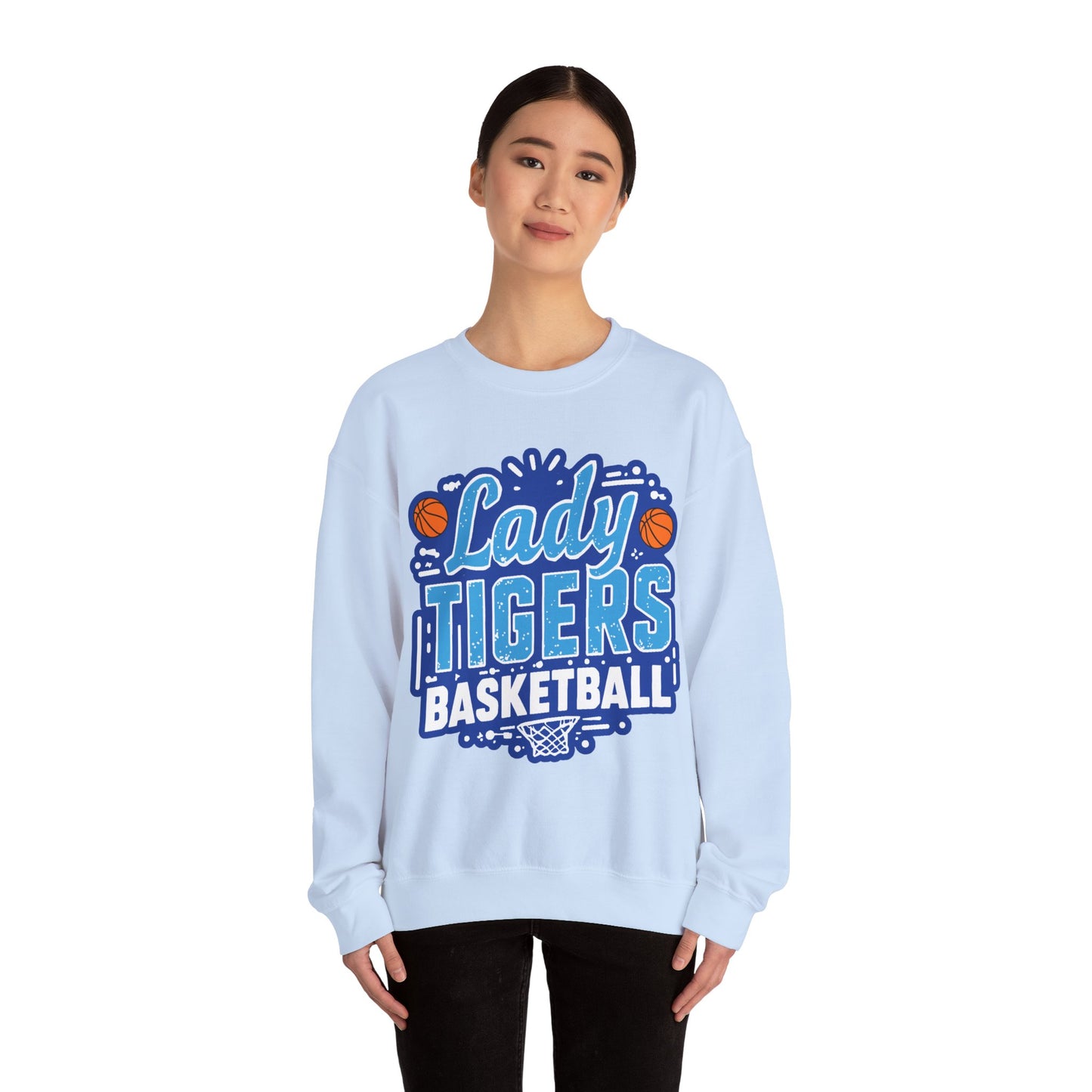 Adult Crewneck Sweatshirt \ Brilliant Tigers Basketball \ BTBKG1