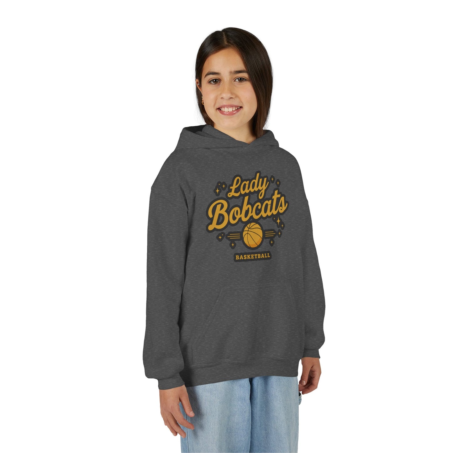 Youth Hoodie Sweatshirt \ Phil Campbell Bobcats Basketball \ PCBBKG2