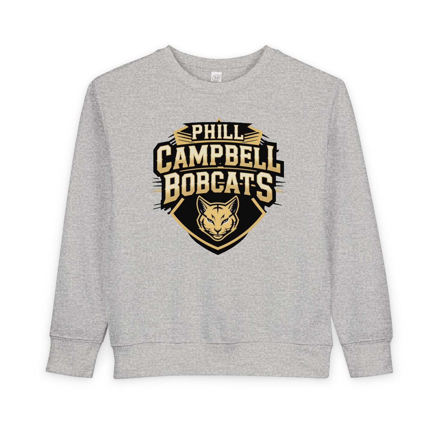 Toddler Crewneck Sweatshirt \ Phill Campbell Bobcats \ PCB1