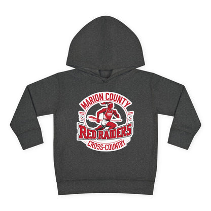 Toddler Hoodie Sweatshirt \ Marion County Red Raiders Cross-Country \ MCCC2