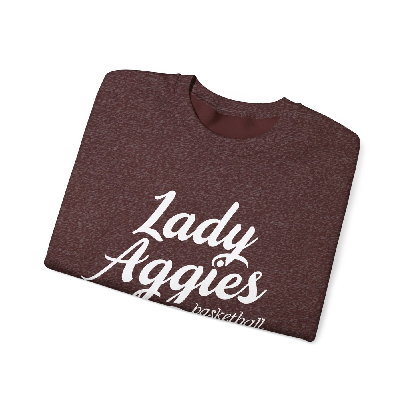 Adult Crewneck Sweatshirt \ Hamilton Aggies Basketball \ HABKG2