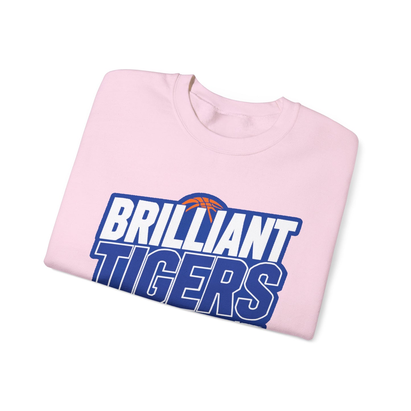 Adult Crewneck Sweatshirt \ Brilliant Tigers Basketball \ BTBK1