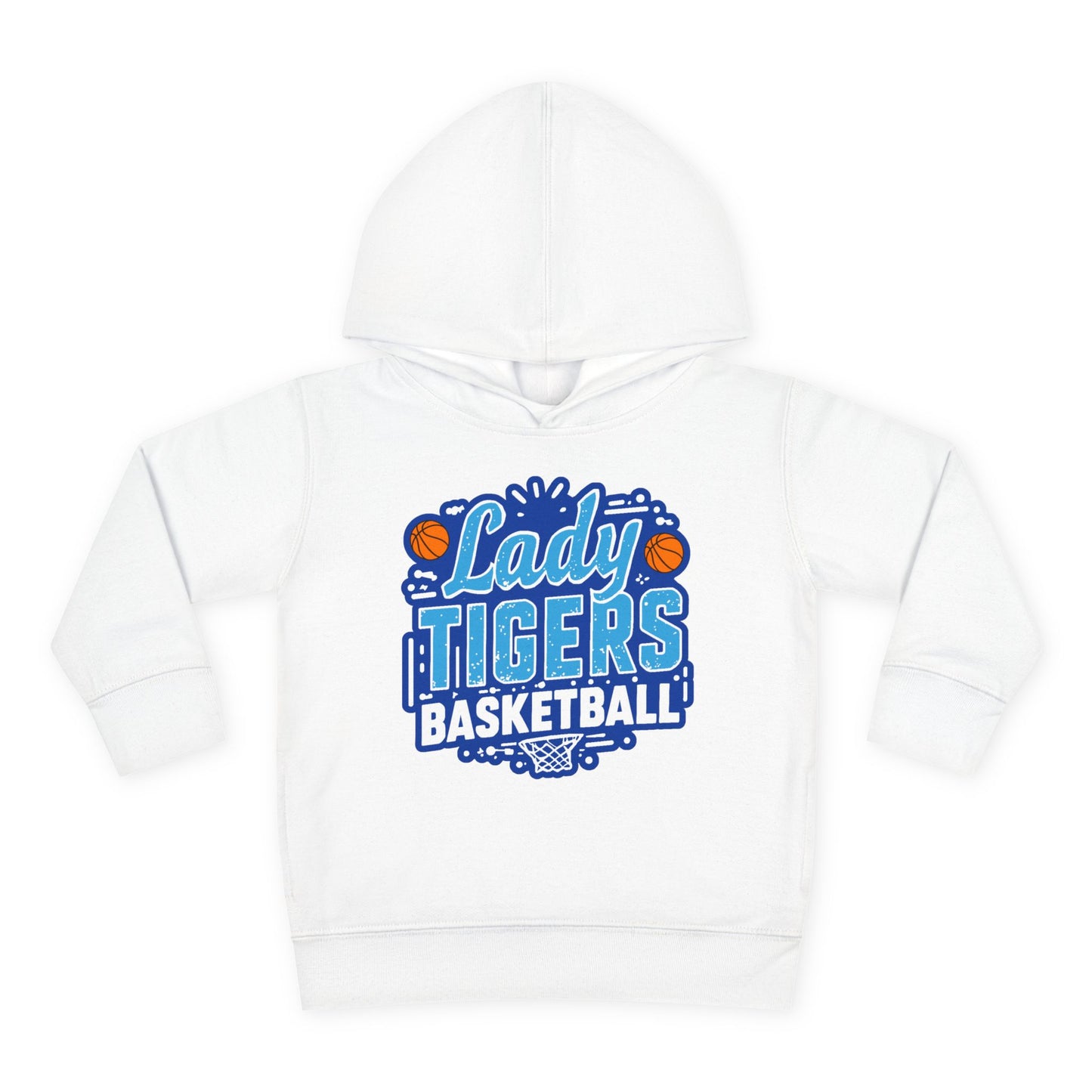 Toddler Hoodie Sweatshirt \ Brilliant Tigers Basketball \ BTBKG1