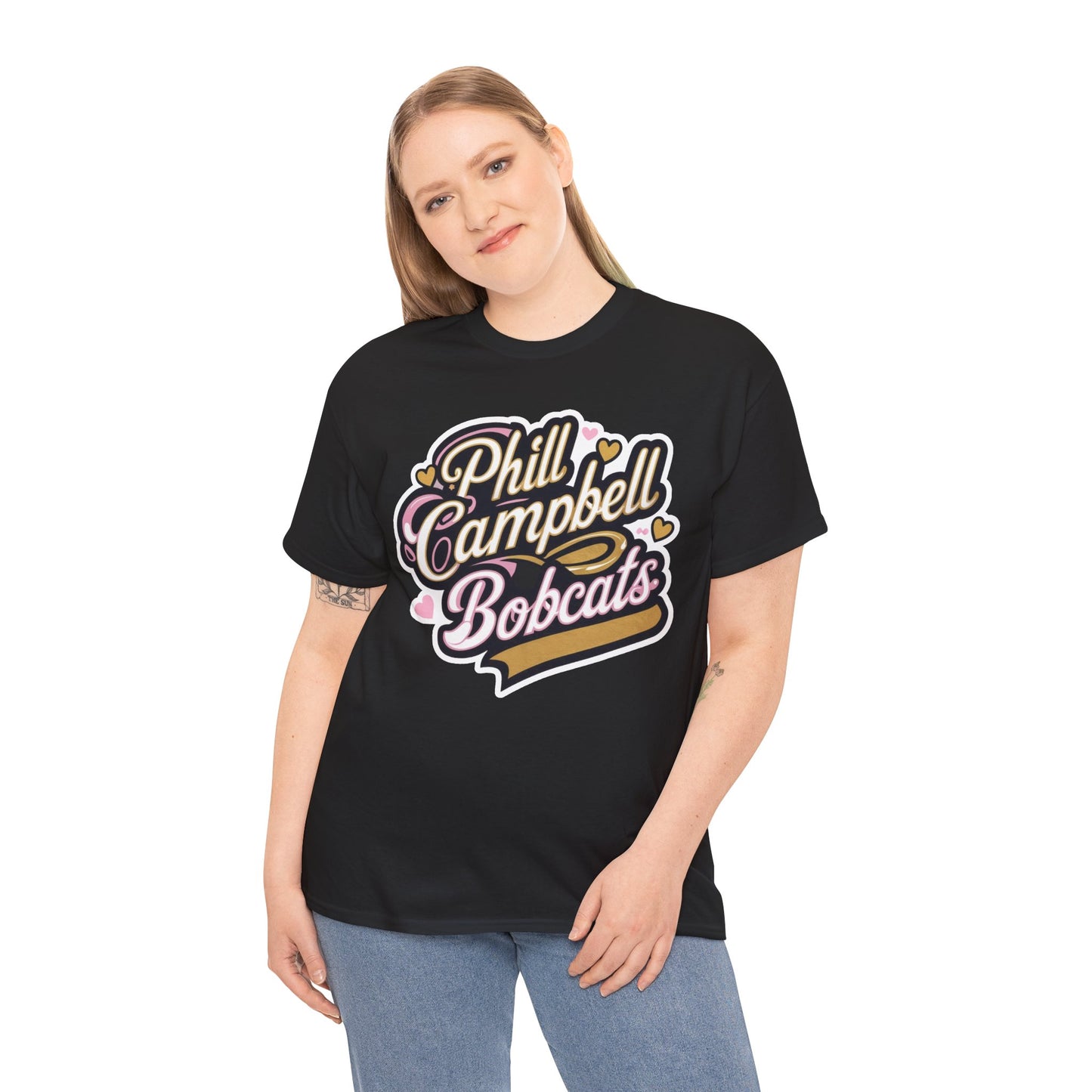 Adult Tee \ Phill Campbell Bobcats \ PCBG1