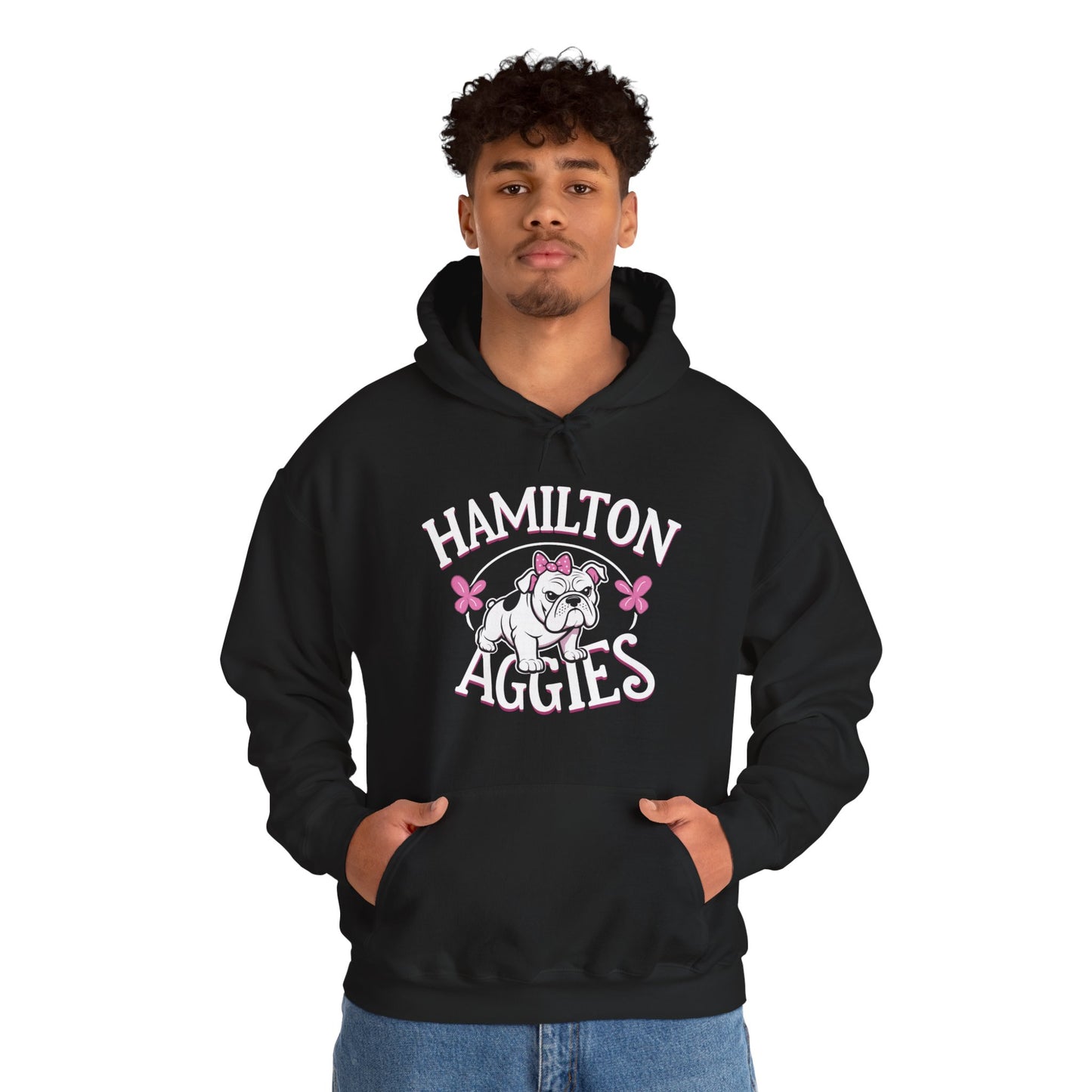 Adult Hoodie Sweatshirt \ Hamilton Aggies \ HAG4