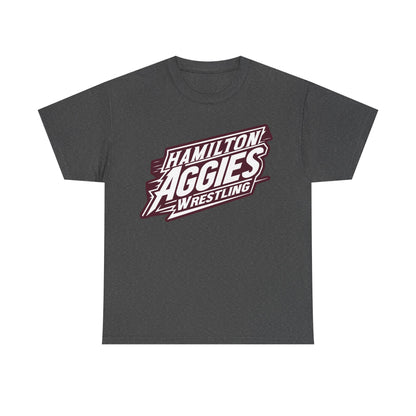 Adult Tee \ Hamilton Aggies Wrestling \ HAW1