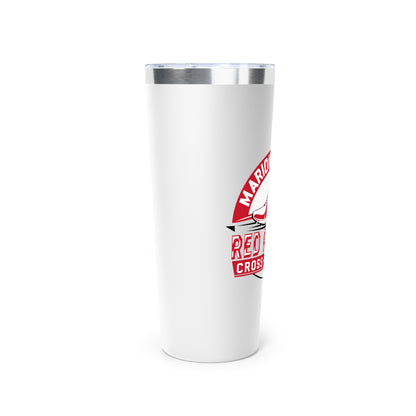 22oz Copper Insulated Tumbler \ Marion County Red Raiders Cross-Country \ MCCC1