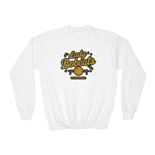 Youth Crewneck Sweatshirt \ Phil Campbell Bobcats Basketball \ PCBBKG2