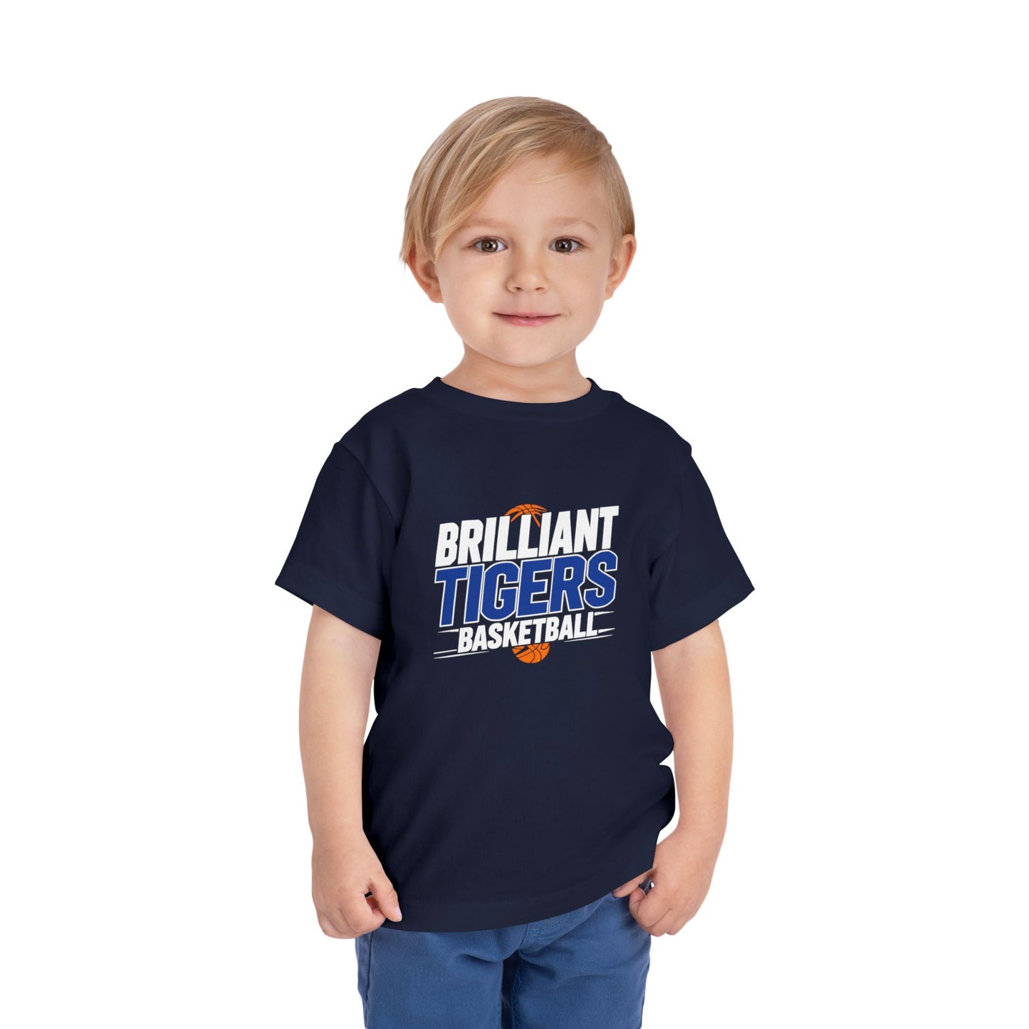 Toddler Tee \ Brilliant Tigers Basketball \ BTBK1