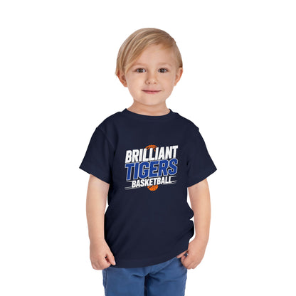 Toddler Tee \ Brilliant Tigers Basketball \ BTBK1