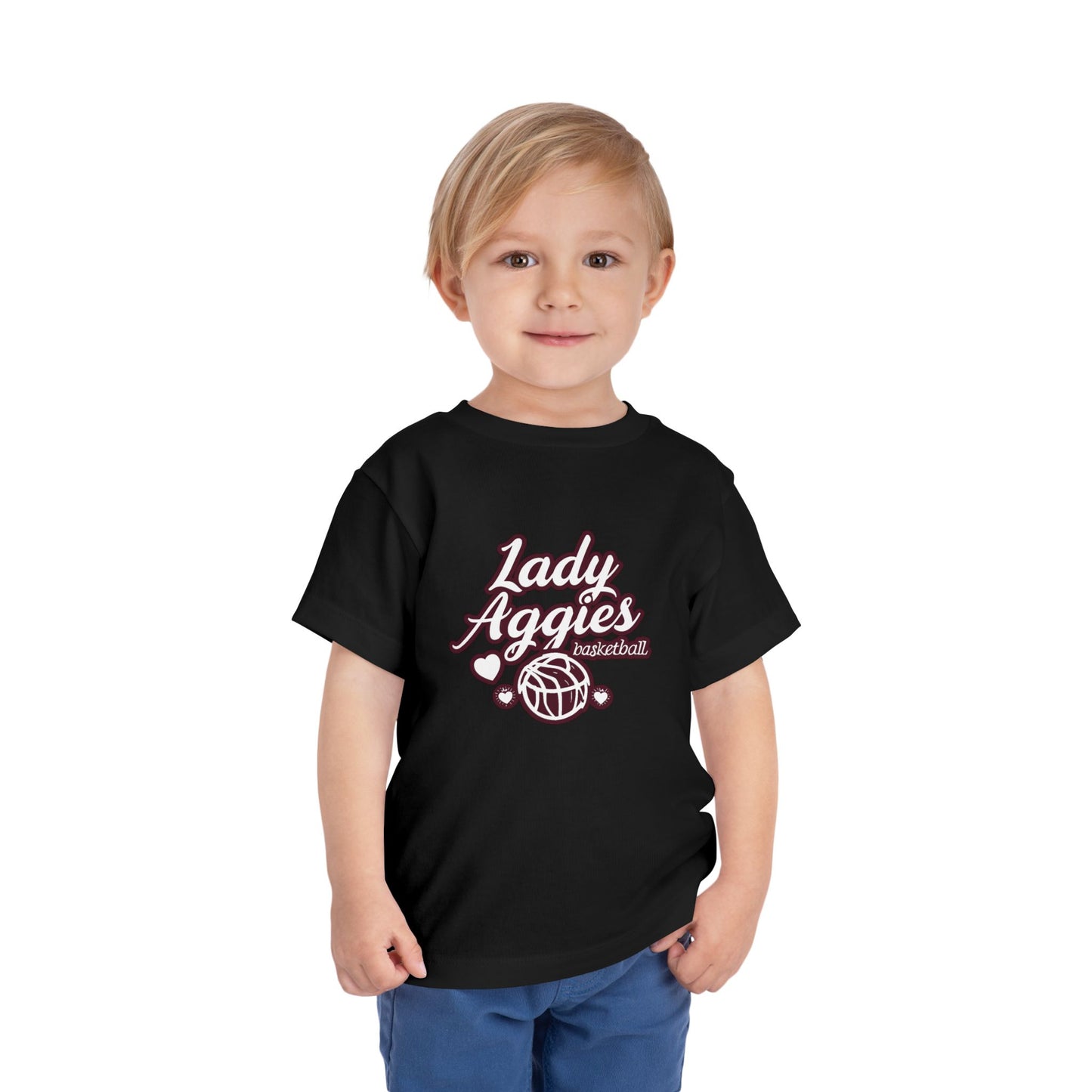 Toddler Tee \ Hamilton Aggies Basketball \ HABKG2