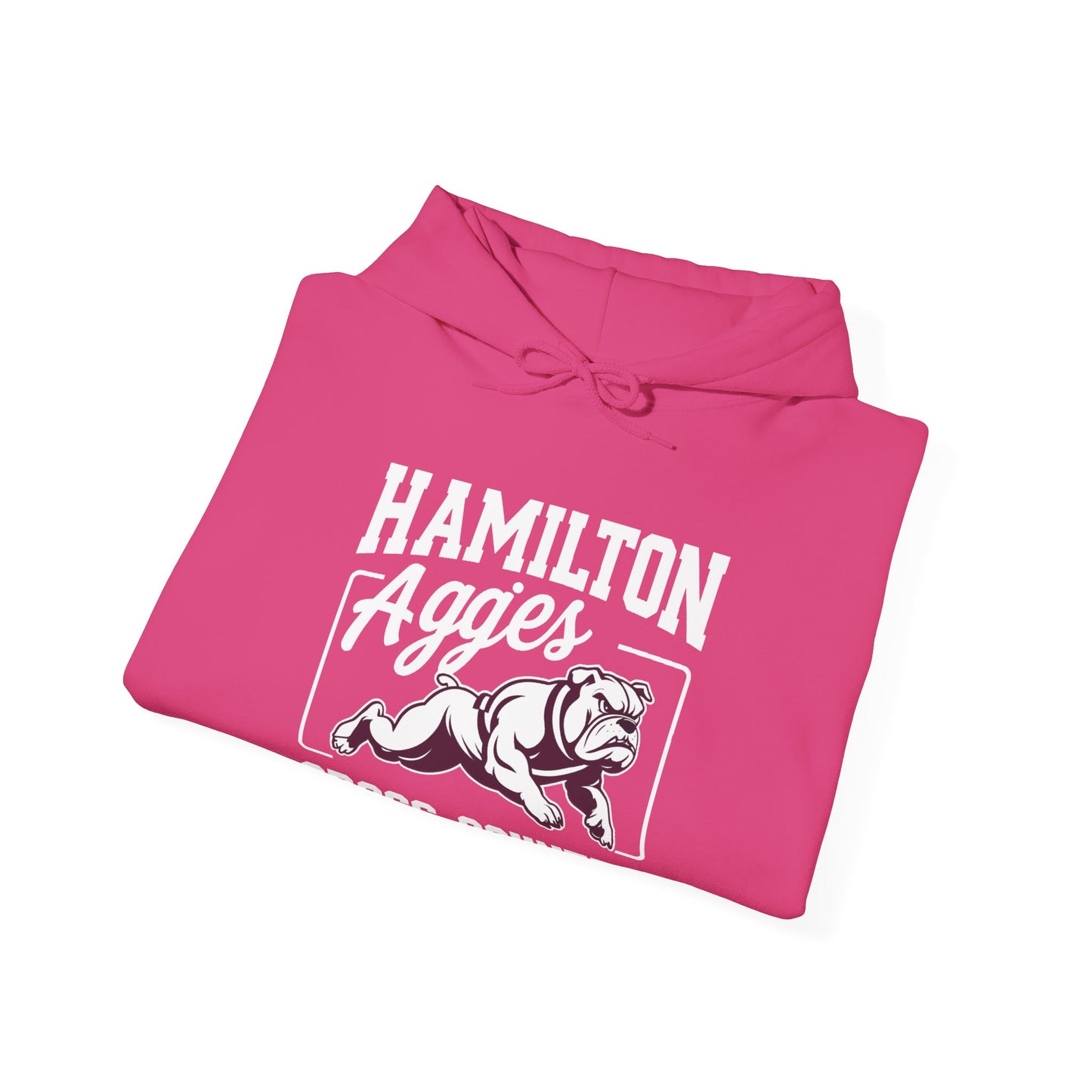 Adult Hoodie Sweatshirt \ Hamilton Aggies Cross-Country \ HCC2