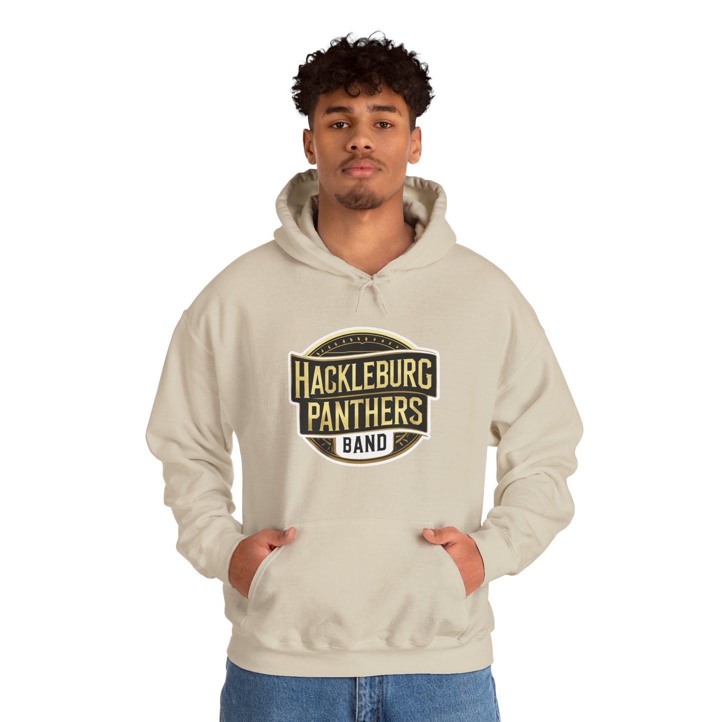 Adult Hoodie Sweatshirt \ Hackleburg Panthers Band \ HPB2