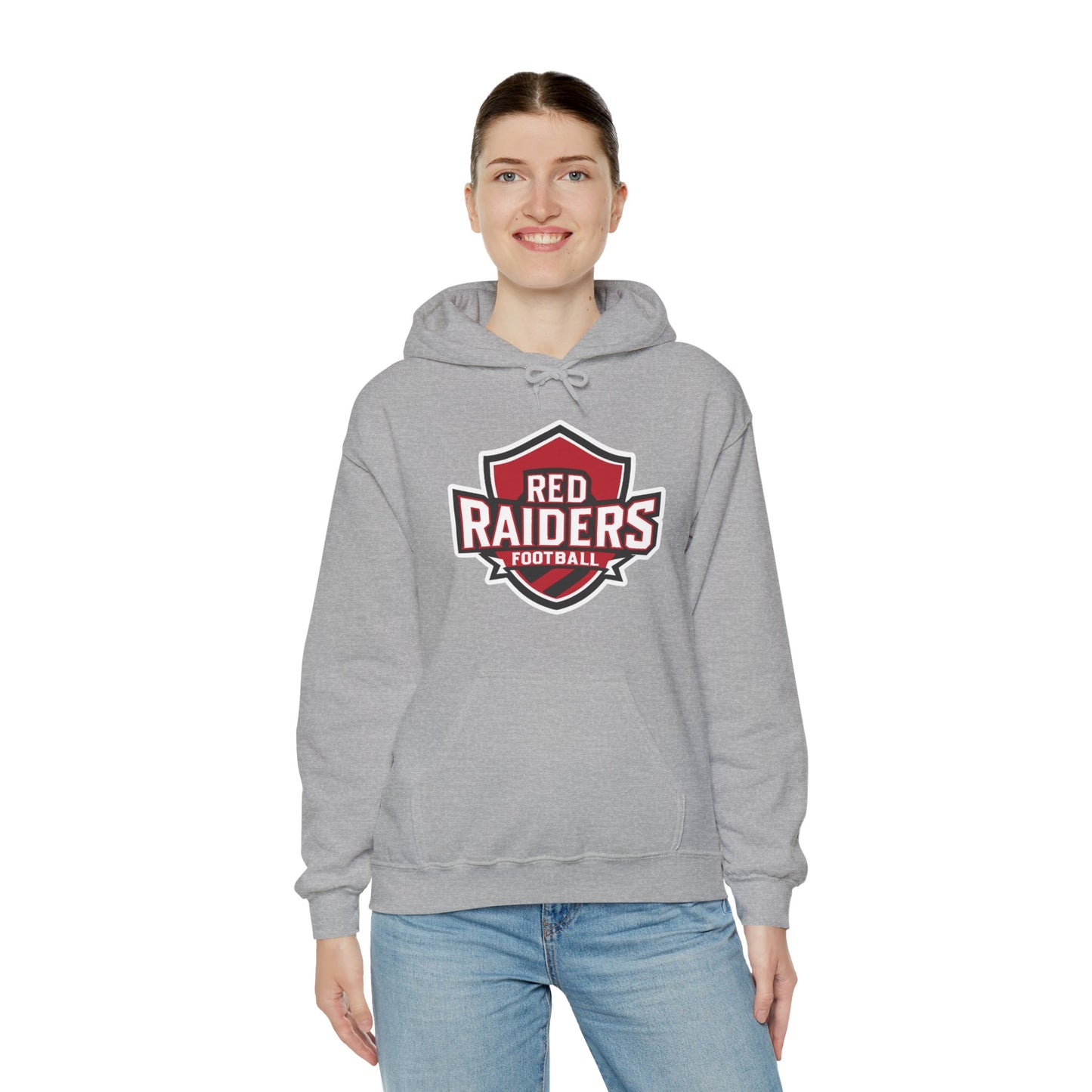 Adult Hoodie Sweatshirt \ Marion County Red Raiders Football \ MCF2
