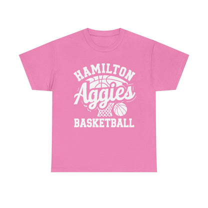 Adult Tee \ Hamilton Aggies Basketball \ HABKG1