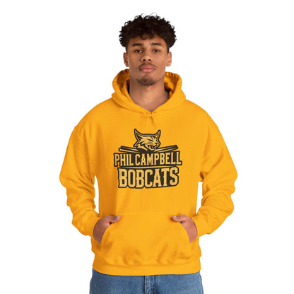 Adult Hoodie Sweatshirt \ Phil Campbell Bobcats \ PCB2