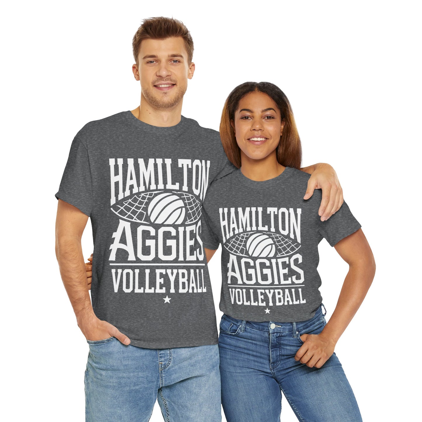 Adult Tee \ Hamilton Aggies Volleyball \ HAV2