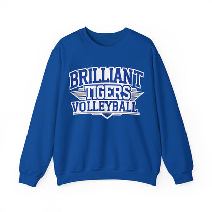 Adult Crewneck Sweatshirt \ Brilliant Tigers Volleyball \ BTV2