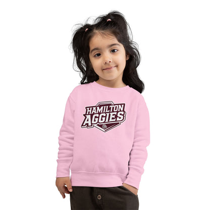 Toddler Crewneck Sweatshirt \ Hamilton Aggies \ HA1