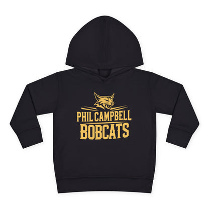 Toddler Hoodie Sweatshirt \ Phil Campbell Bobcats \ PCB2