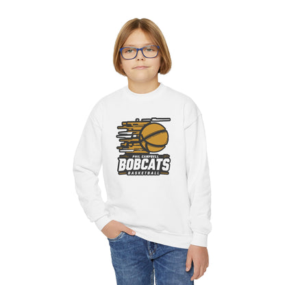 Youth Crewneck Sweatshirt \ Phil Campbell Bobcats Basketball \ PCBBK2