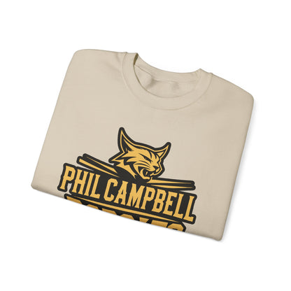 Adult Crewneck Sweatshirt \ Phil Campbell Bobcats \ PCB2